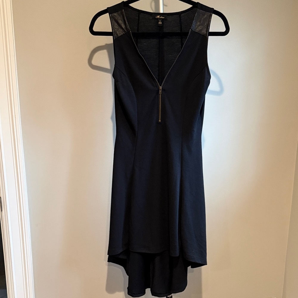 Monteau Black High Low Dress Size Small Super Sexy Amazing Fit